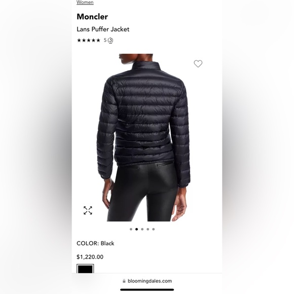 Moncler Lans Puffer Jacket - Size 0 - as new - Picture 7 of 9